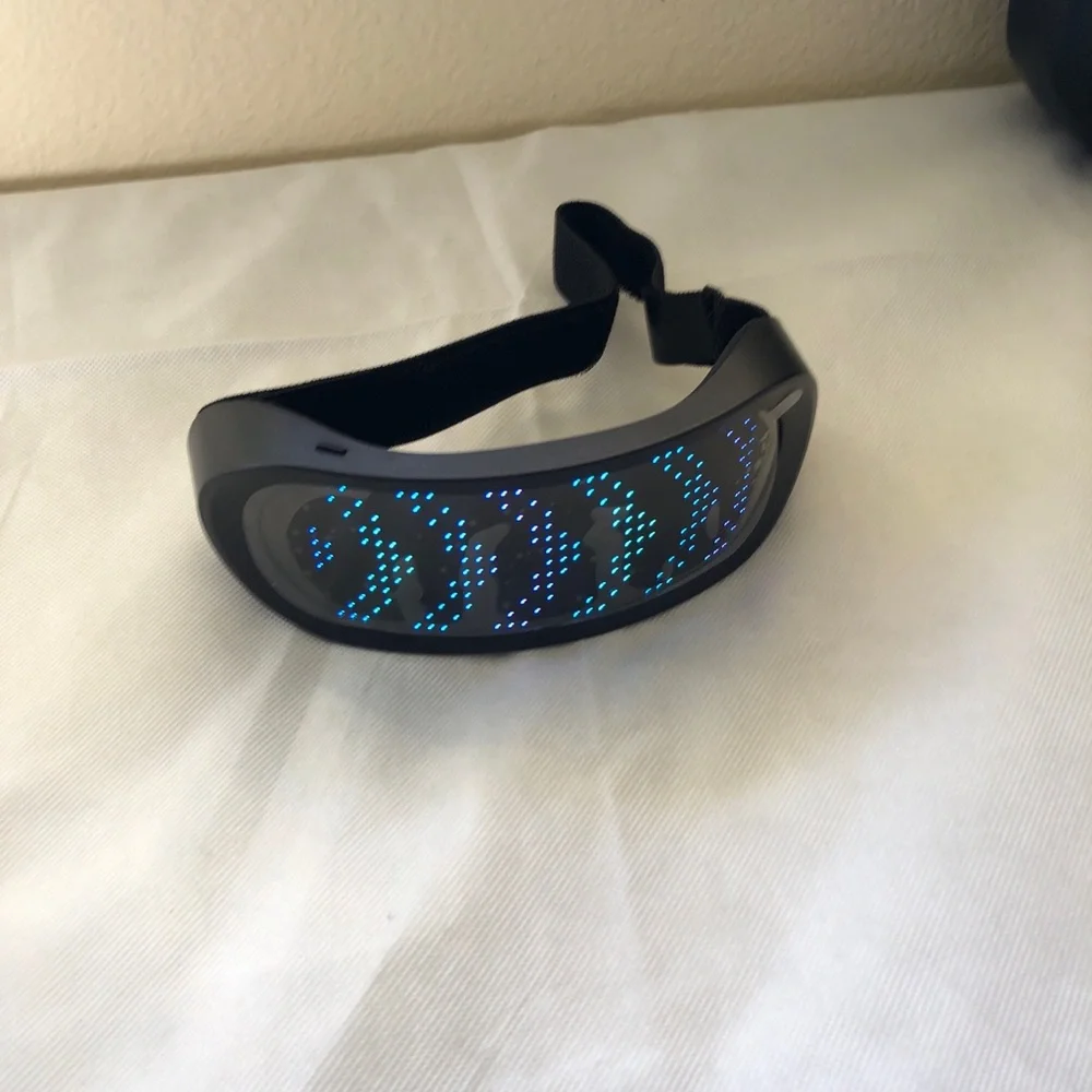 Shining Glasses futuristic LED luminous visor glasses for parties and festivals